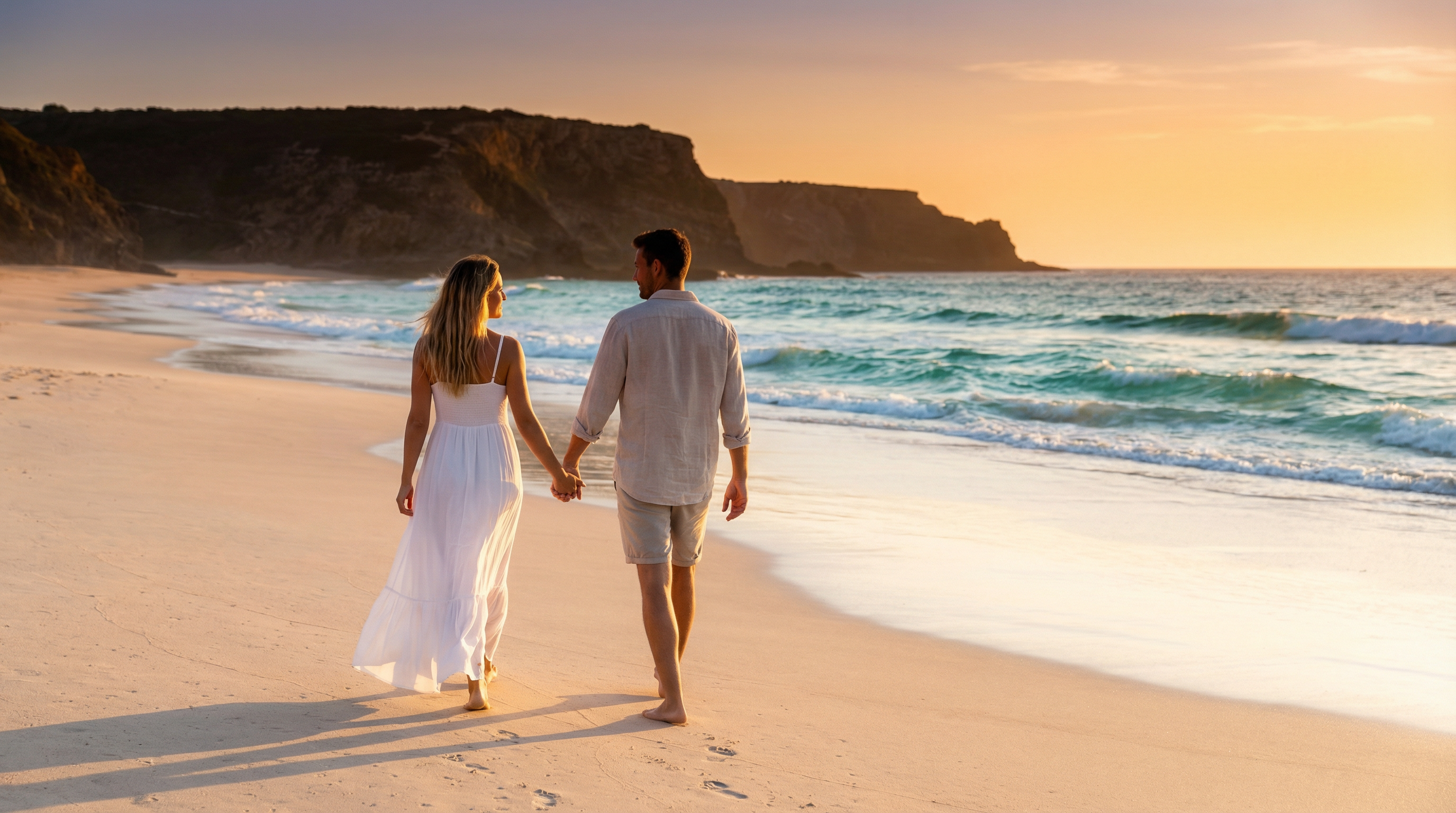 Couple on Portuguese Beach